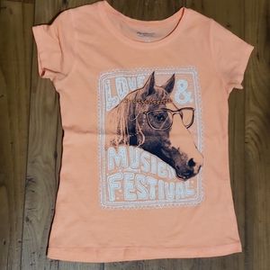 Girls Medium 10/12 Arizona horse tshirt